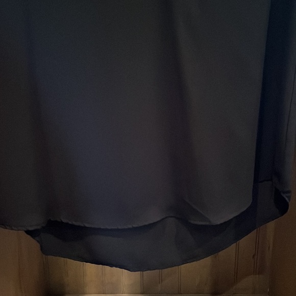 Like new medium black deep V blouse - Picture 4 of 5